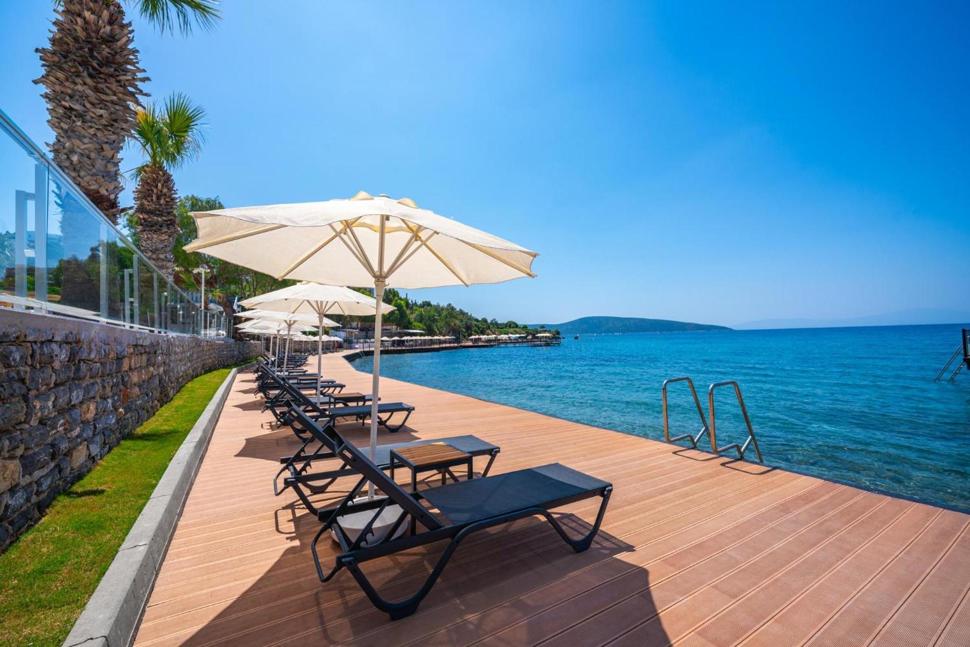 فندق لابراندا تي إم تي بودروم المظهر الخارجي الصورة Beach at the hotel